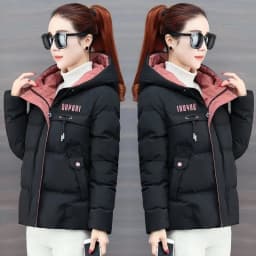2025 Winter Warm Thicken Down Cotton Jacket Korean Loose Women'S Hooded Cotton Coat Women Parkas Bread Coat New Women Jacket