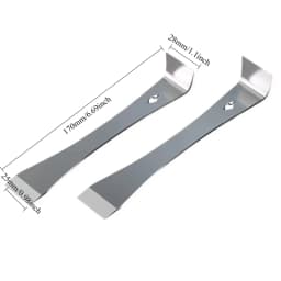 Stainless Steel Pry Bar and Scraper Tool Heavy Duty Multi-Purpose for Demolition Woodworking Painting Prep DIY Hand Tool