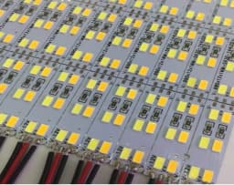 10PCS 8CM 25CM 50CM 12V 24V LED Hard Rigid Strip Bar Light Double Row LED Strip 144leds/m SMD 5730 Superbright Warm Cool White