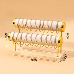 Phnom Penh Bracelet Rack, Bracelet Storage Rack, Wrought Iron Jewelry Rack, Trapezoidal Organizer, Metal Bracelet Display