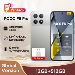 Global Version POCO F8 Pro Smartphone Snapdragon8 Elite 100W HyperCharge 6210mAh Battery 6.59"120Hz HyperRGB AMOLED Display NFC