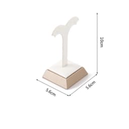 Luxurious Ring Display Stand Pu Leather Jewelry Props Ring Display Tray Earring Holder Counter Jewelry Organizer Showcase Tray
