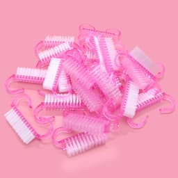 50Pcs/Lot Cleaning Nail Brushes Tools Colorful Plastic Dust Cleaner Brushes Nail Art Manicure Pedicure Powder Soft Remover Brush