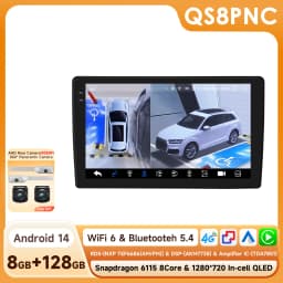 Hizpo 9 inch Multimedia For Citroen C2 C3 2001 2002 2003 - 2010 Android Auto Car Radio Player GPS Navigation Carplay QLED Screen