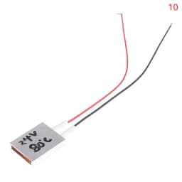 12V 24V 220V AC/DC Constant Temperature PTC Ceramic Heating Plate Air Electric Heater Plate Thermostat Component Heater