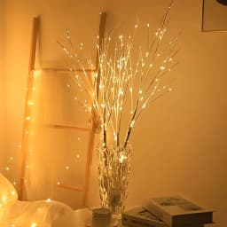 1 PC White Birch Branch Light LED Festive Lights Battery Operated For Christmas Party Wedding Decoration Twig Outdoor Lights