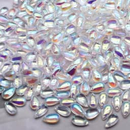 8x14mm 30/60Pcs Water Drop Shape Czech Glass Beads DIY Jewelry Findings Water Drop Glass Loose Beads for Jewelry Making Necklace