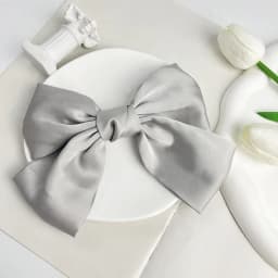 Big Hair Bow Ties Hair Clips Satin Two Layer Butterfly Bow For Women Bowknot Hairpins Trendy Girls Hair Accessories Barrettes