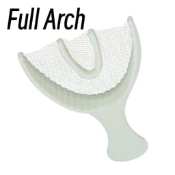 10Pcs Dental Bite Impression Trays Disposable Registration Tray with Net Colorful Teeth Holder Mold Posterior Anterior Front