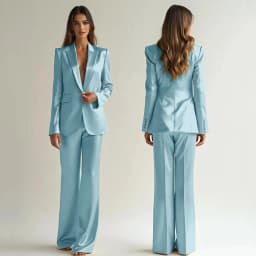 Luxury High Quality Women's Suit One Button 2 Piece Jacket Pants Female Clothing Slim Fit Smart Office Banquet Lady Blazer Set