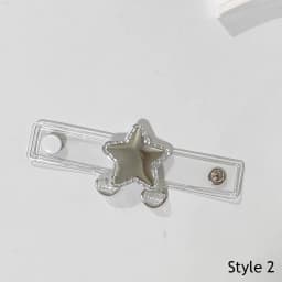 INS Backpack Display Buckle Doll Decor Accessories Pain Bag Buckle Star Heart Wing Extender Buckle Bag Strap Extension Buckle