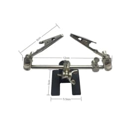 Welding Auxiliary Clip with 2.5X Magnifying Glass 360 Degree Rotating Helping Third Hand Tool Soldering Stand Jewelry Tools