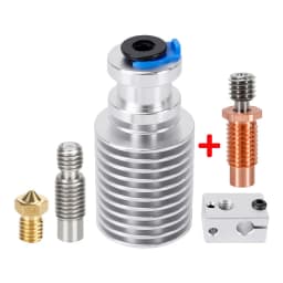 E3D V6 Hotend + Bimetal Heatbreak for V6 Prusa Voron Remote Short Direct Heat Sink Range 1.75MM for Feeding 3D Printer Extruder