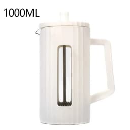 1000ML/ 600ML French Press Coffee Maker High Borosilicate Glass House Coffee Brewer Milk Foam Frother Barista Tea Maker