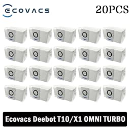 Ecovacs Deebot X1 OMNI / T10 OMNI Robot Vacuum Cleaner Spare Parts, Rubber / Side Brush, Cover,Hepa Filter, Mop Rag, Dust Bag