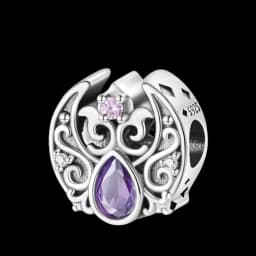 925 Silver DIY Beads Romantic Classical Series Guardian Flower Pendant Fit pand 3mm Original Bracelet For Women Jewelry Gift New