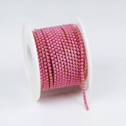 5yards 2mm Top Grade More Colors Acrylic Rhinestone Cup Chain Apparel Rhinestone Trim Sewing Strass Cup Chain For DIY Clothing