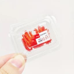 Mini Supermarket Food Box Role-Playing Toy 1:12 Scale Crab Lobster Pork