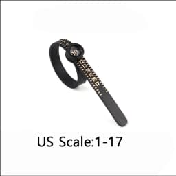 Professional Ring Size Measurement Tool Magnifying Glass Ring Measuring Tape Ring Sizers Fashion Jewelry Measuring Tools