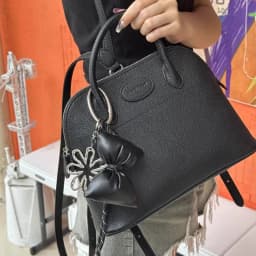 Fashionable Heart Leather Rope Keychain Cherry Bow Y2K Bag Pendant Ornaments Mobile Phone Lanyard Gifts Bag Accessories