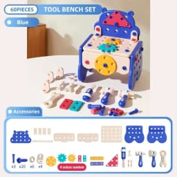 Simulation Electric Drill Screw Tool Bench Box Children's Pretend Play Toy Set Multifunction Assembly Repair Toolbox Boys Toys