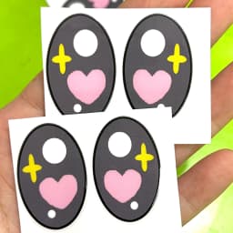 38cm Mokoko Eye Stickers For Labu Eye Makeup Color False Eyelash Customization Gorgeous And Exquisite Periphery Stickers