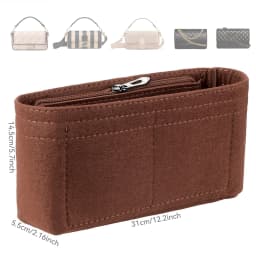 Felt Insert Bag Organizer, Makeup Organizers, Liner Perfect for Brand Women's Handbags For And Cosmetic Bags