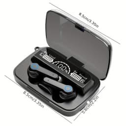 M19 Bluetooth Headset Wireless Tws Gaming Support Noise-cancelling Touch In-ear Mini Emergency Power Bank Headset