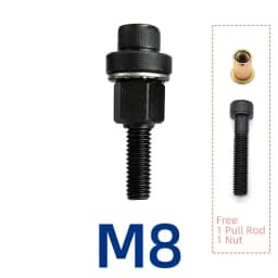 Rivet Nut Gun Head Riveter Adapter Tool Manual Riveter Rivnut Tool Accessory for Nuts M3 M4 M5 M6 M8 M10 Simple installation