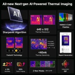 Ulefone AI Armor 28 Ultra 5G Thermal Imaging Rugged Phone MTK Dimensity 9300+ AMOLED Android Smartphone 1TB ROM Mobile Phone