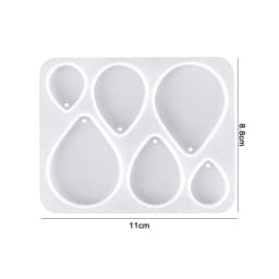 Earring Pendant Silicone Mold Epoxy Resin Mixed Style Jewelry Making Casting Molds DIY Charms Pendant Mould Creative Craft DIY