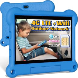 Adreamer Kids Tablet 10.1 Inch IPS Android 14 4GB RAM 64GB ROM WIFI Google Play For Children Kids Study Gaming Age 3-14