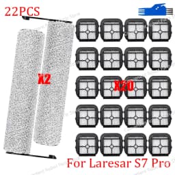 Compatible For Laresar S7 Pro Wet and Dry Vacuum Cleaner Accessories Brush Roller Filter Replaceable Vacuum Cleaner Accessories