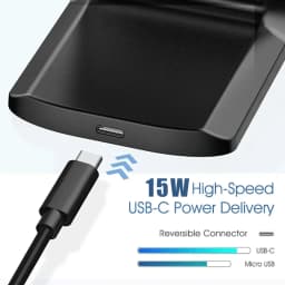 30W Wireless Charger For iPhone 17- 12 Pro Max 15 Phone Stand Fast ChargingCharger for Samsung Note 20/10 S21 Ultra Foldable