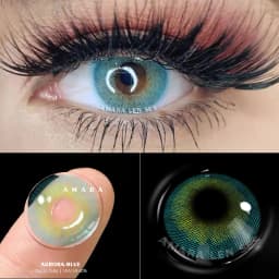 AMARA Colored Lenses Eyes 1Pair Yearly Colored Contact Lens For Eyes Beauty Contact Lenses Eye Cosmetic Color Lens Eye Makeup