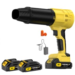 Firenheip Blower, Cordless Electric Leaf Blower,Equipped with a large-capacity lithium battery, it delivers high air volume and