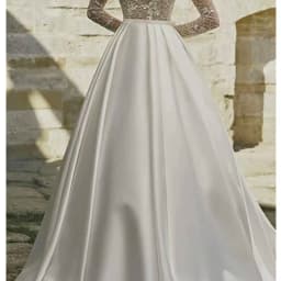Luxury Satin Detachable Train Wedding Removable Skirt for Dresses Bridal Party Prom Overskirt Customized
