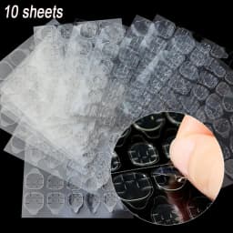 96pcs/box Short Square Cat Eye Press On Nails 4colors Glossy Glitter Cat Eye French Fake Nails Full Cover Acrylic Fake Nails Y2K