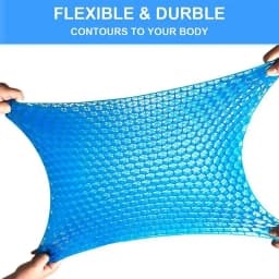 Gel Seat Cushion Double Thick Egg Gel Summer Cushion for Pressure Relief Breathable Chair Pad Car Seat Office Chair Soft Cushion
