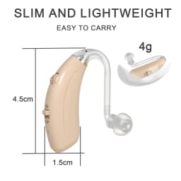 2025 New Rechargeable Digital Hearing Aids for Seniors Portable Sound Amplifier Deaf Elderly BTE Hearing Aid