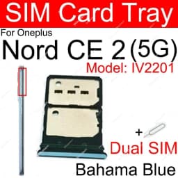 Sim Card Tray Holder For Oneplus OnePlus Nord 2 Nord N10 N20 N100 N200 N300 Nord CE CE2 5G Dual SIM Card Replacement Parts