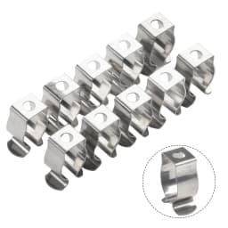 10pcs Heavy Duty Narrow Base Tool Spring Terry Clips Heavy Duty Tool Storage Hangers For Garages Sheds Hardwares
