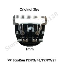 BaoRun Pet Clipper Blade Nozzles Integrated Cutter Head 3/6/9/12mm Steel Ceramic Knives for P2 P3 P6 P7 P9 S1 Dog Hair Clipper