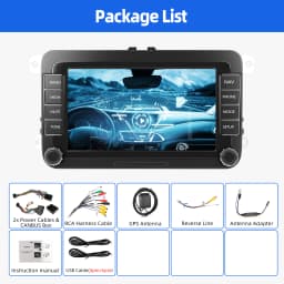 ESSGOO Android 14 Car Stereo Multimedia Player Radio 9" For Peugeot 408 308 2007-13 Carplay Android Auto GPS Navi Wifi RDS SWC