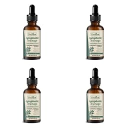 Lymphatic Drainage Drops 60ml Supplement Help Bloat Relief & Immune System Health with Cleavers,Red Clover and Stillingia Root