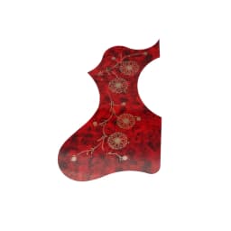 EJ200 Left and Right Hand Folk Acoustic Guitar Protection Pickguard Anti-scratch Plate With Gold Flower Pattern