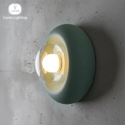 Caren Lighting Futurism Wall Sconces Lighting Design Glass Electroplating LED Bauhaus Contemporary Modern Cozy Light Fixture