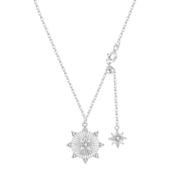 2026 Original 925 Sterling Silver Planet Necklace Love Heart Zircon Inlaid Romantic Fashion Fine Jewelry Party Gifts for Women
