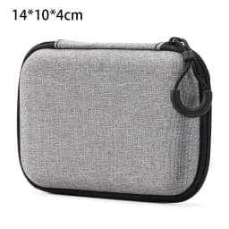 1Pcs Mini EVA Storage Bag Pouch Carrying Bag Zipper Earphone Case For Airpod Earphone/Phone/Charging Cable Digital Accessories