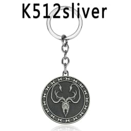 Dragon House Keychain Targaryen Dragon Shape Keyring for Fan Collection Accessories Friends Gift